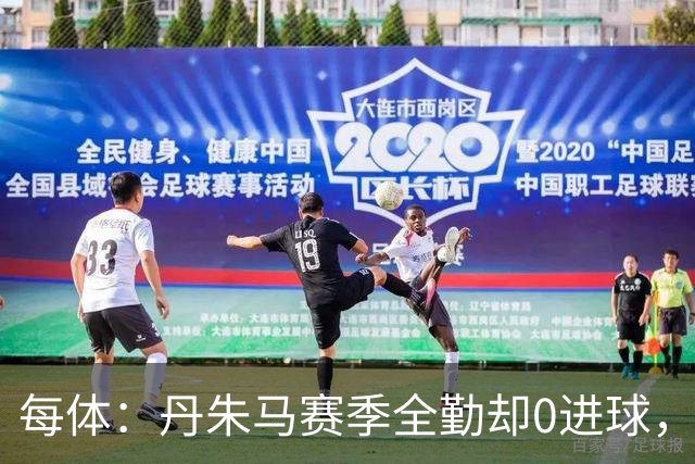 每体：丹朱马赛季全勤却0进球，4次错失良机，身价缩水94%