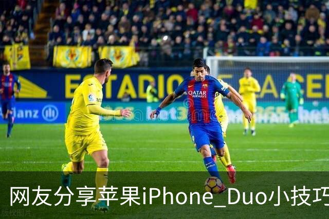网友分享苹果iPhone Duo小技巧：录入食指第二指节指纹，拿起手机即自然解锁